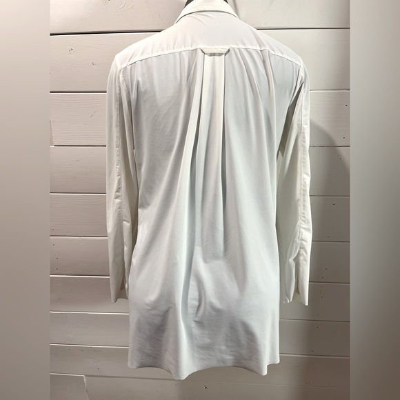 🤍MARCCAIN - White Stretch Shirt - Estimated Size M - Picture 10 of 12